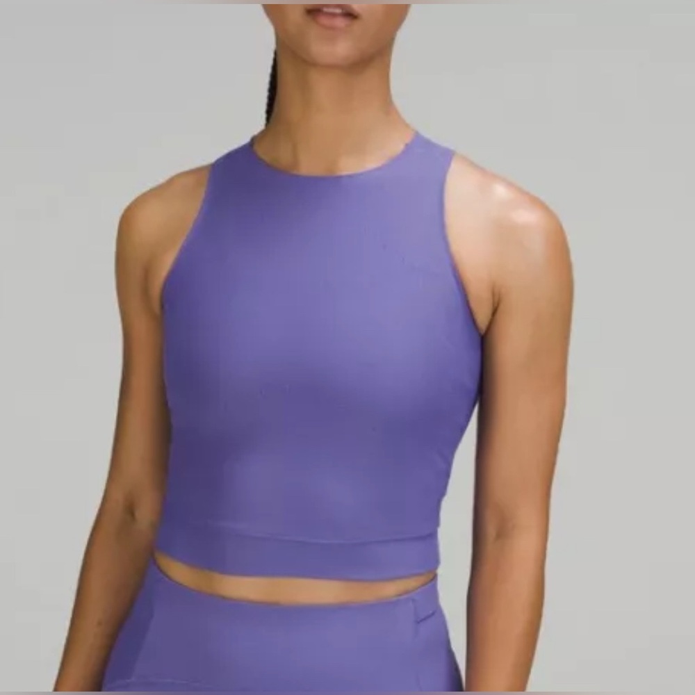 Lululemon SenseKnit Purple Running Tank SZ 2 NWT